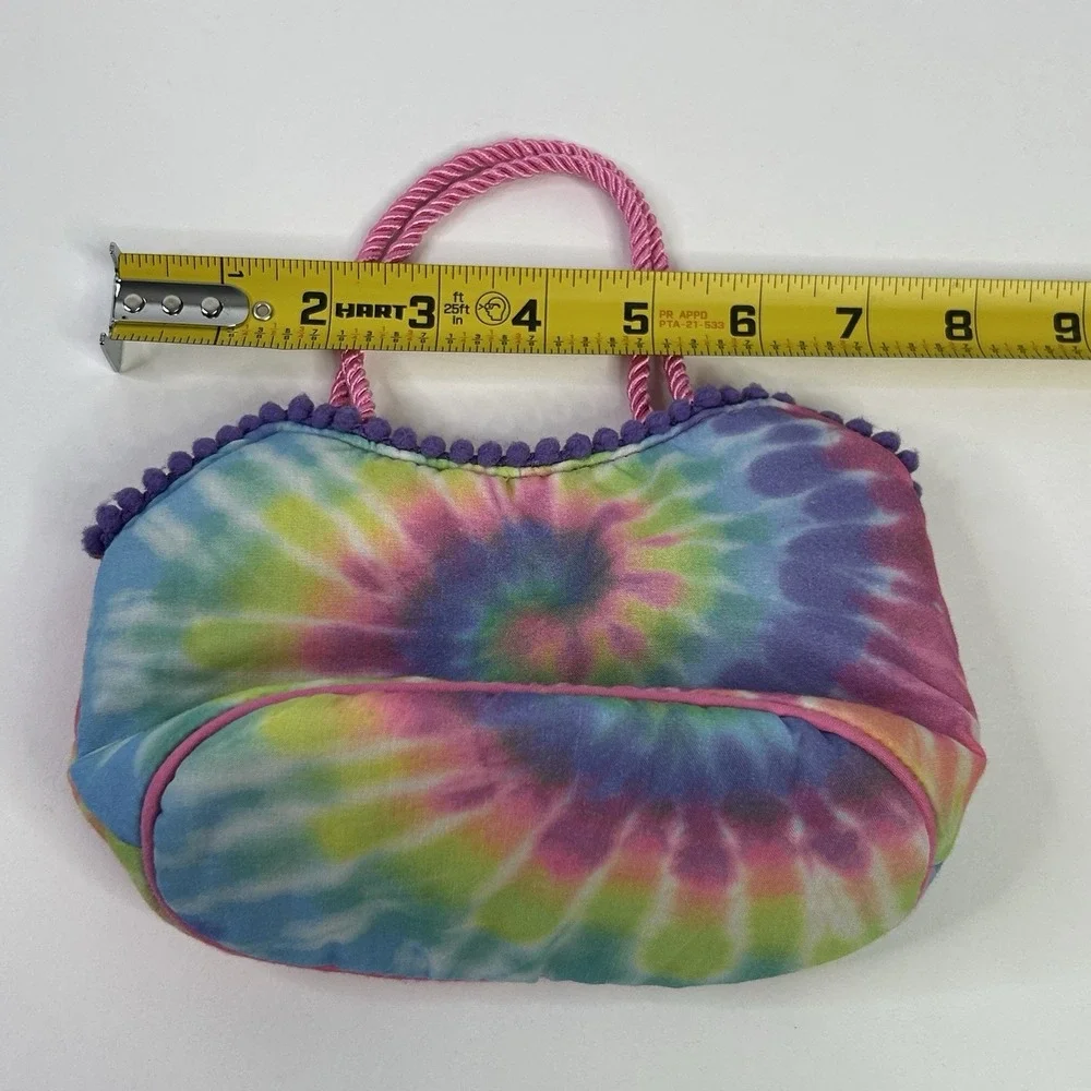 Sassy Pet Saks by Douglas Colorful Rainbow Tie Dye Pink Straps Small Childrens